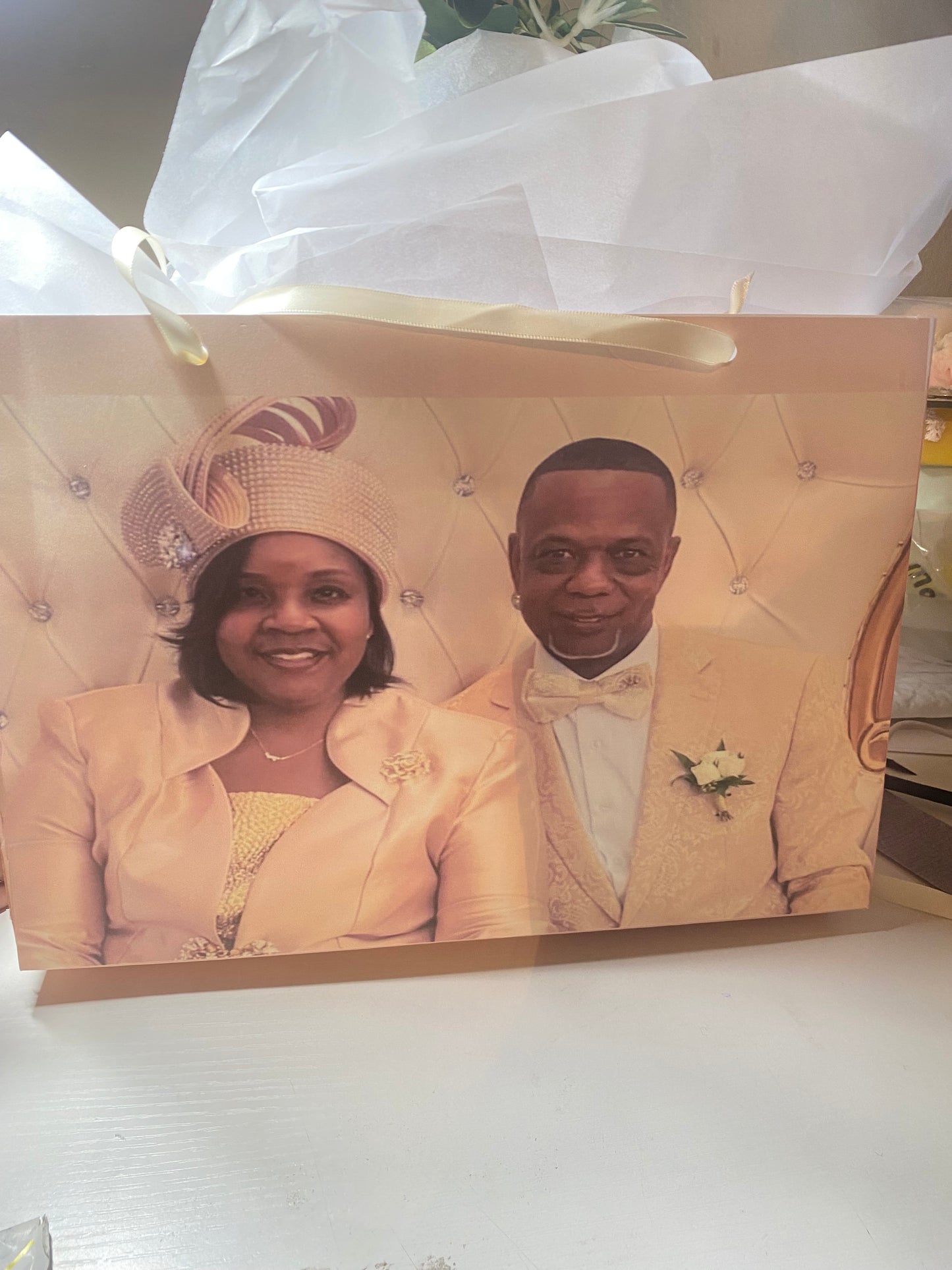 Gift bag custom photo